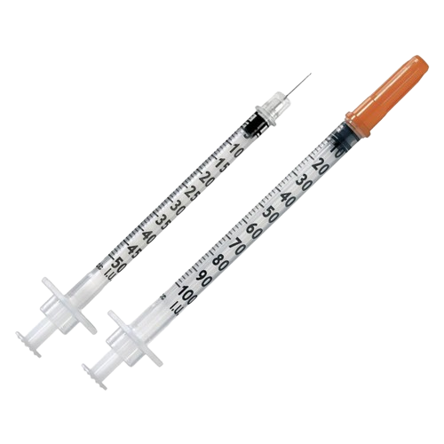 BD Micro-Fine™ insulīna šļirces 0.5 ml U-100, 30Gx8mm, 500 gab.